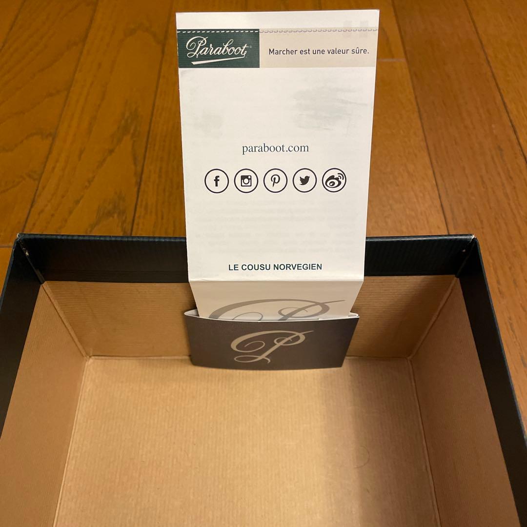 Paraboot シャンボード ブラック リスレザー 8.5 美品