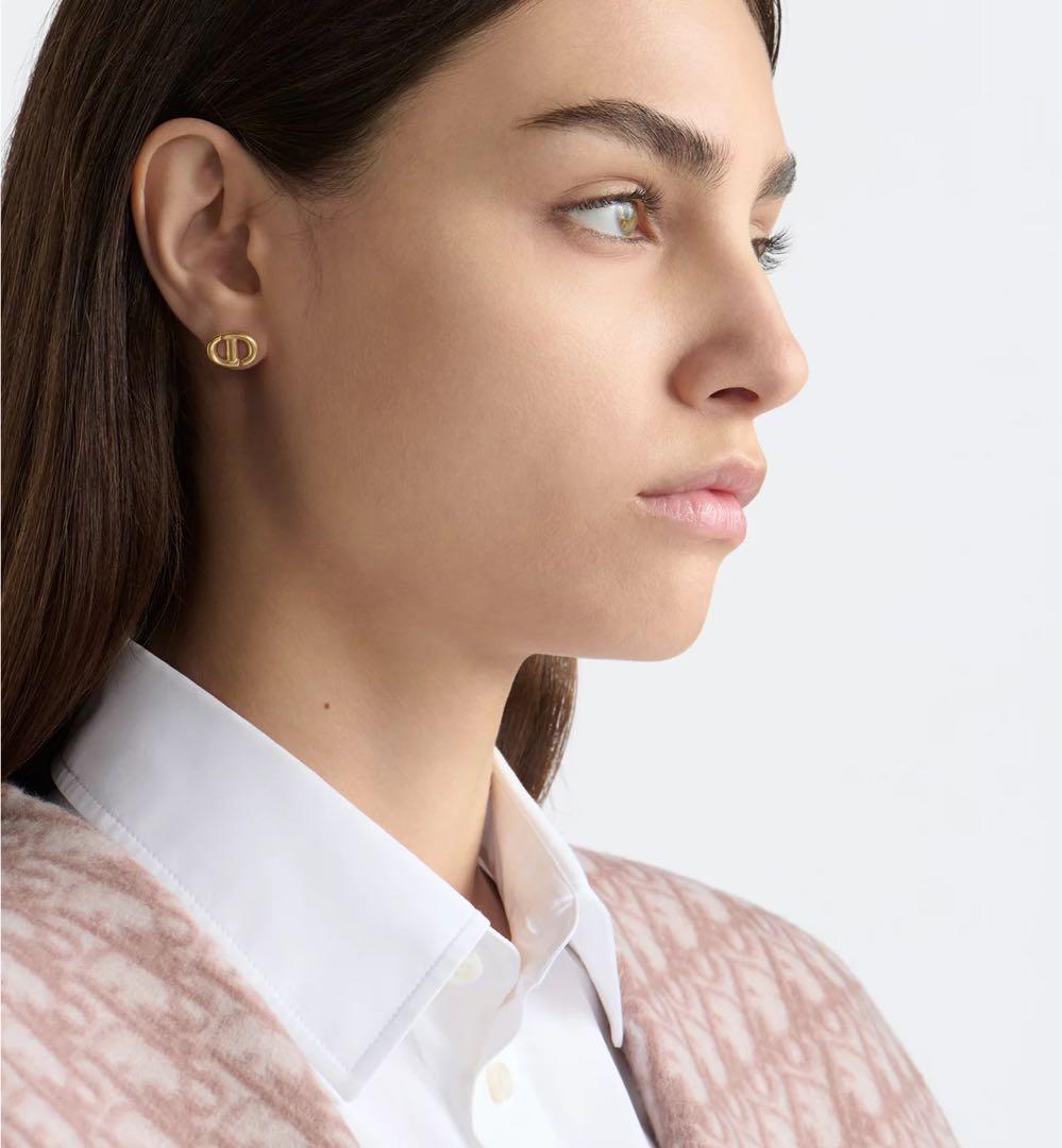 Dior CD Navy ピアス