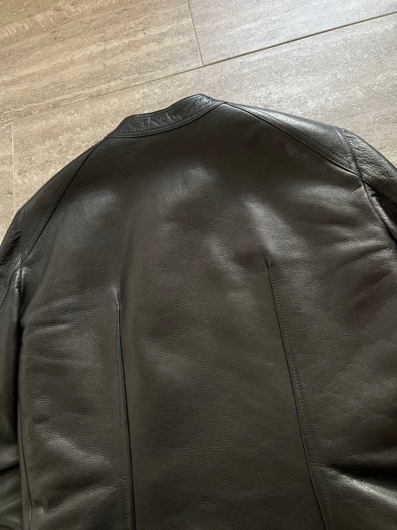 ジャケット・アウター rick owens intarsia leather jacket