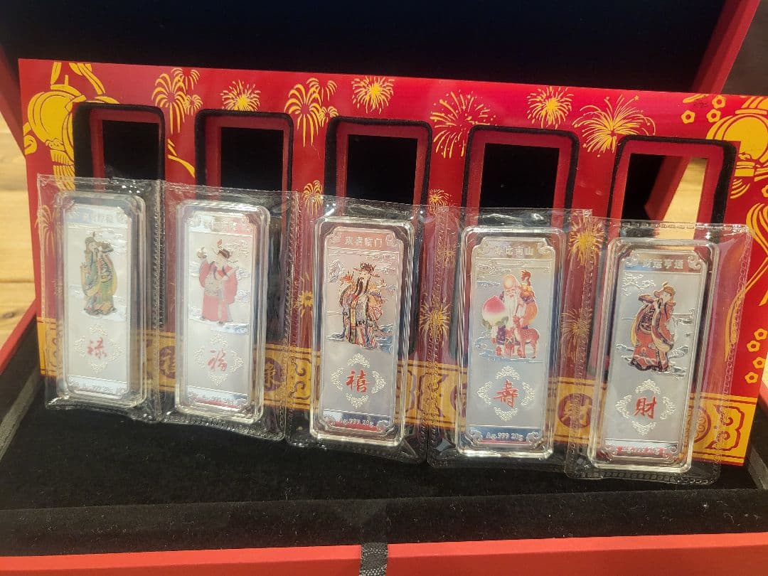 中国 伝説キャラクター 銀貨セット 5枚