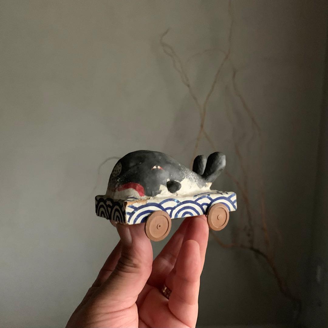 鯨の潮吹き 長崎くんち 郷土玩具 郷土人形 古道具 アンティーク 中善作