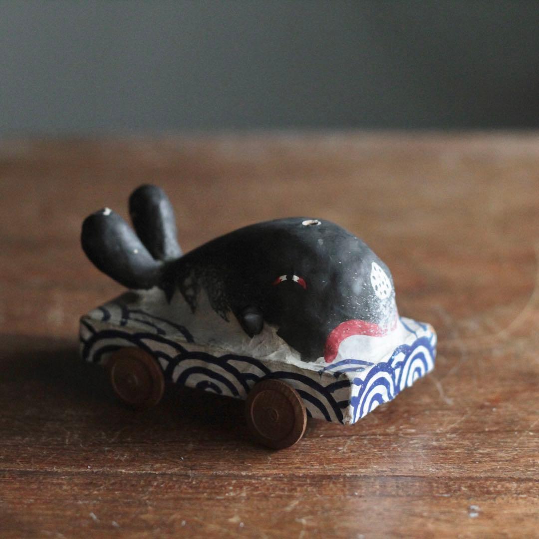 鯨の潮吹き 長崎くんち 郷土玩具 郷土人形 古道具 アンティーク 中善作