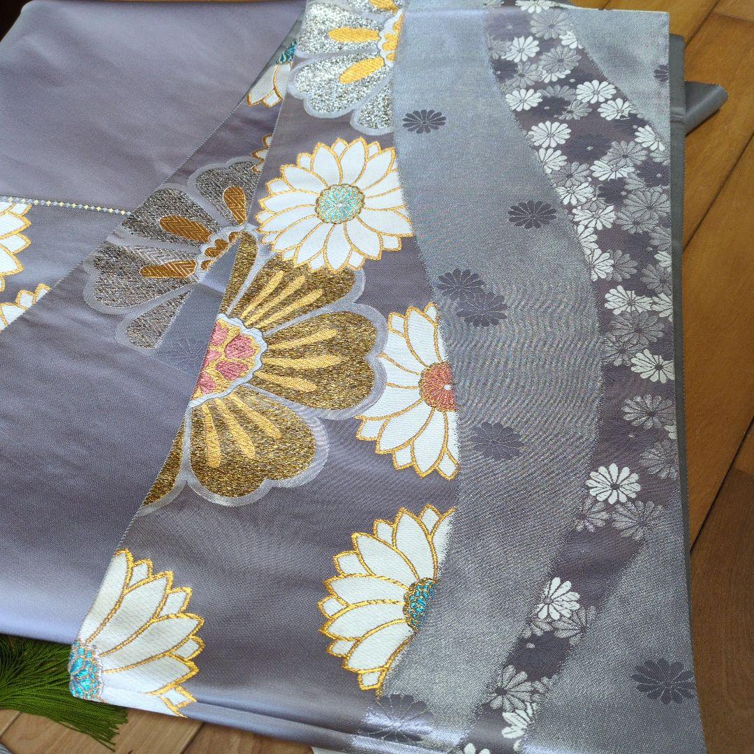 カリメルアロス身丈164センチ　振袖帯セット　正絹