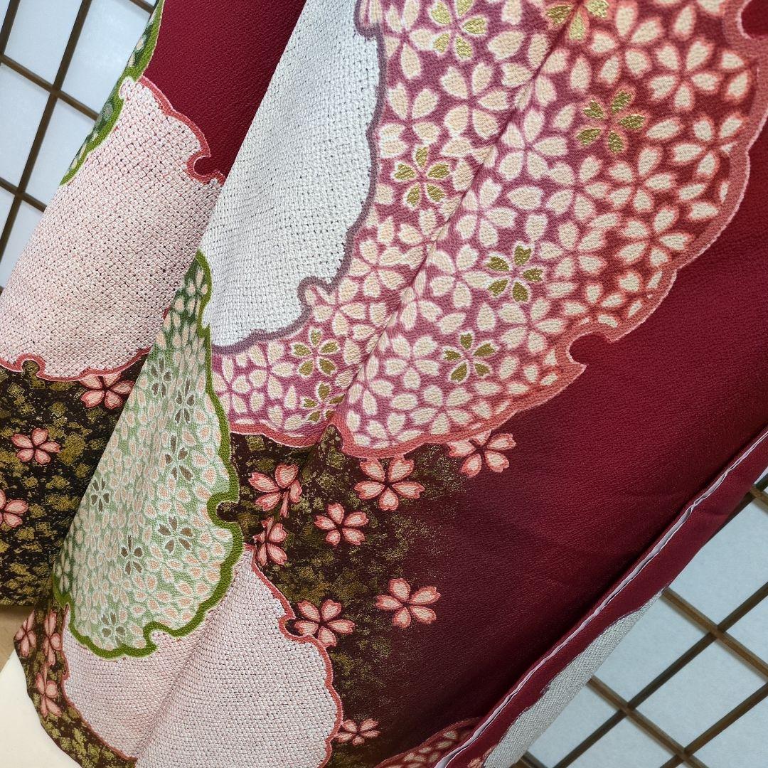 カリメルアロス身丈164センチ　振袖帯セット　正絹