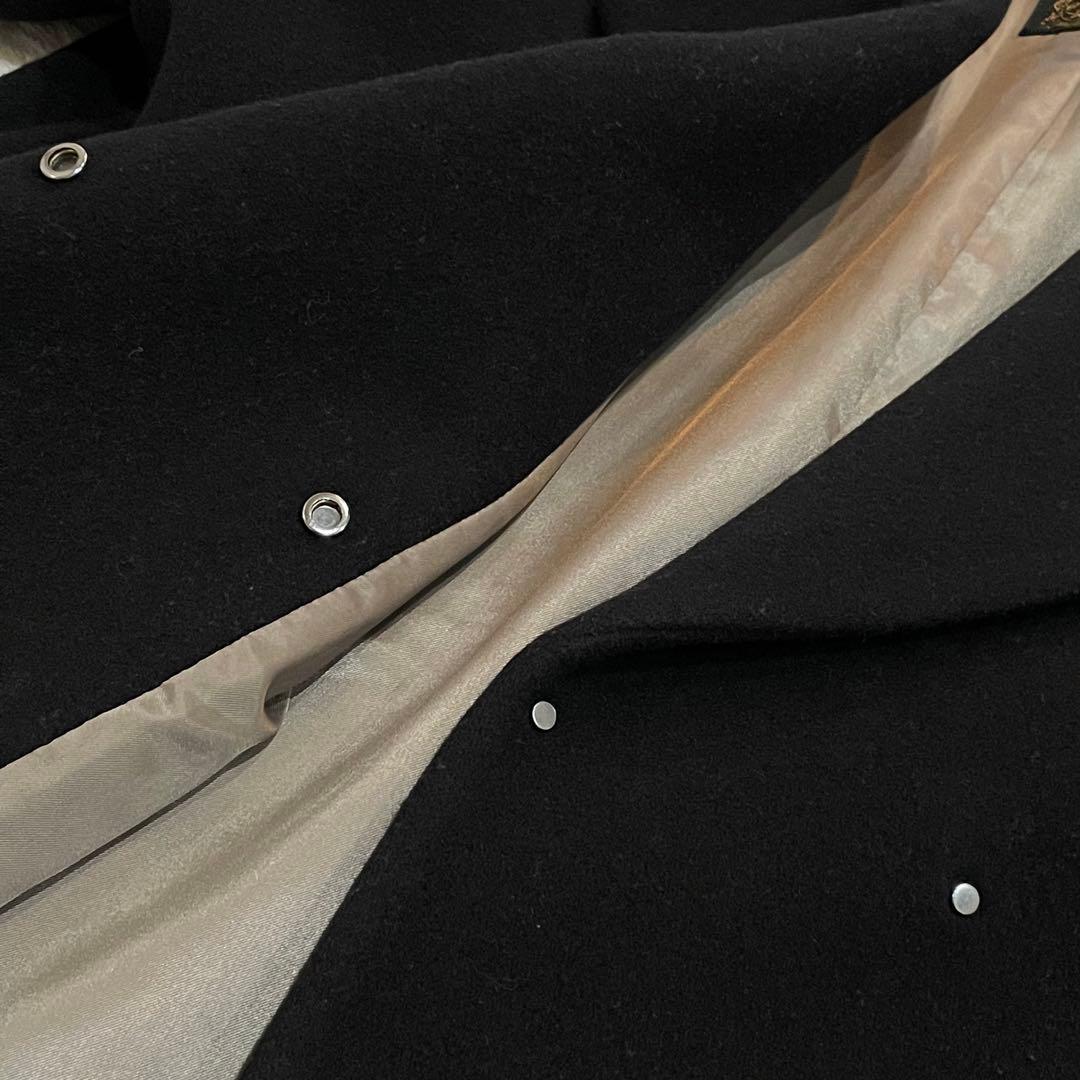 IENA　MONTECO ウールコート　チェスターコート　ダブルフェイス　黒