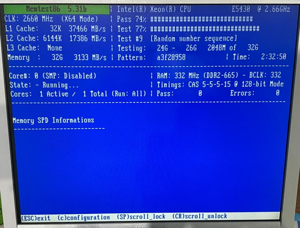 CPU Xeon x2 TYANマザーボード メモリ セット #MK23