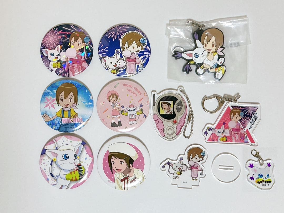 デジモン　八神ヒカリ・テイルモンセット