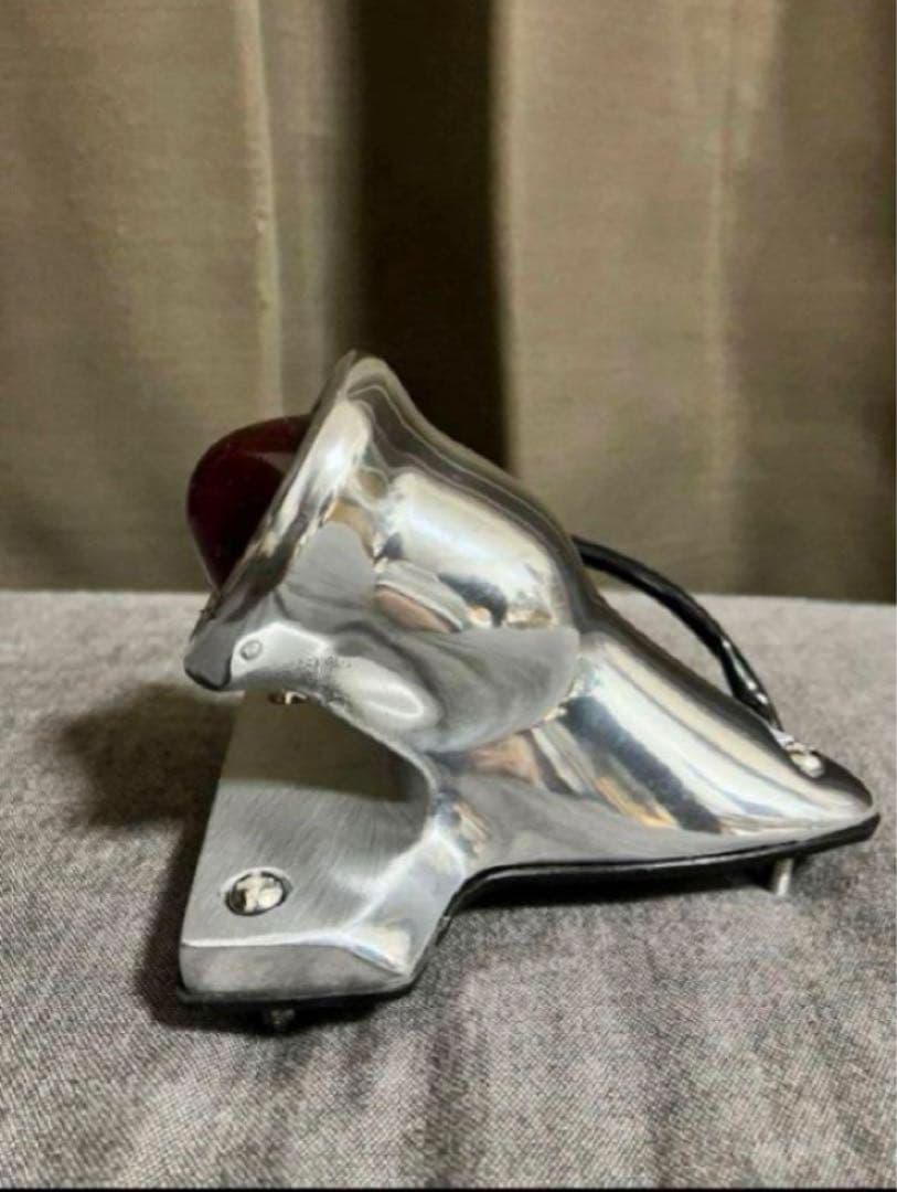 ミニ クロッカーテールライト ポリッシュ 12V LED仕様 ガラスレンズ 復刻