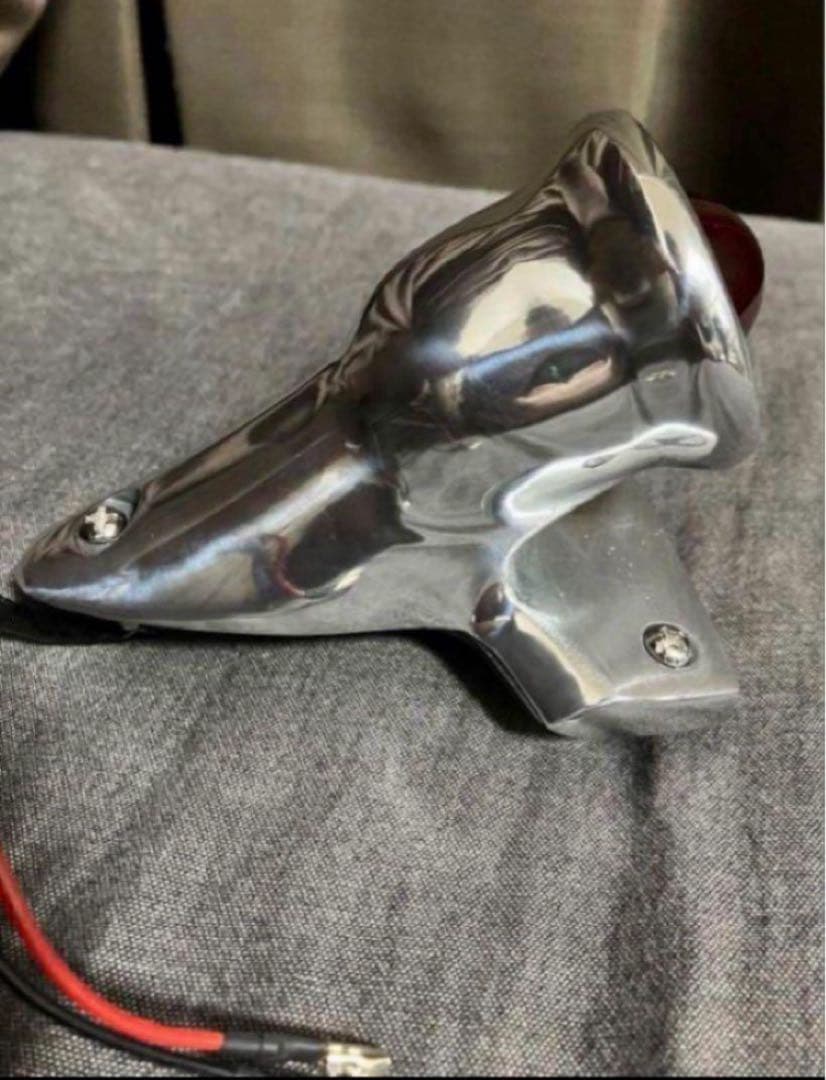 ミニ クロッカーテールライト ポリッシュ 12V LED仕様 ガラスレンズ 復刻