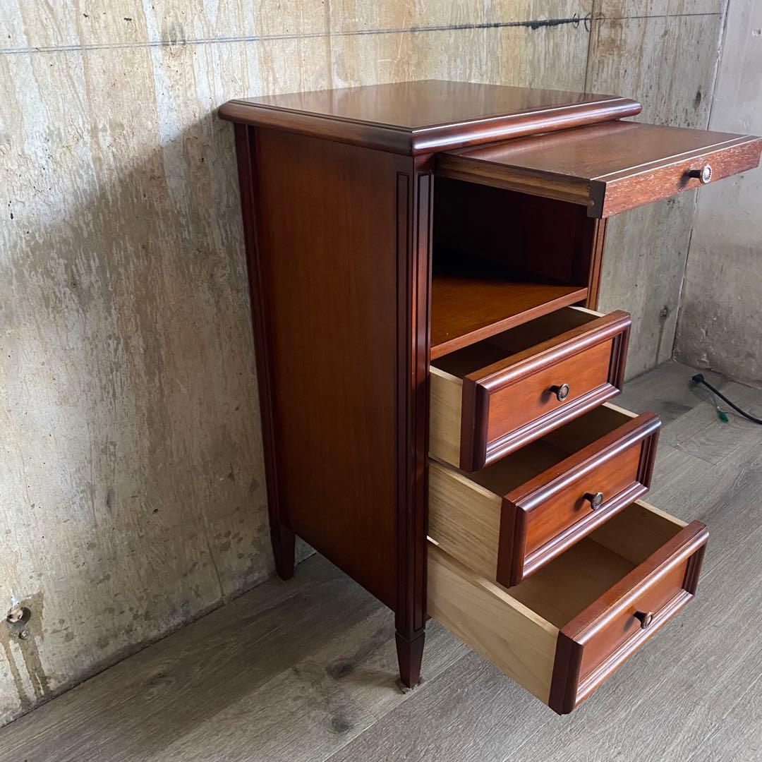 東海家具KENT 電話台　サイドチェスト コンソール　マホガニー材