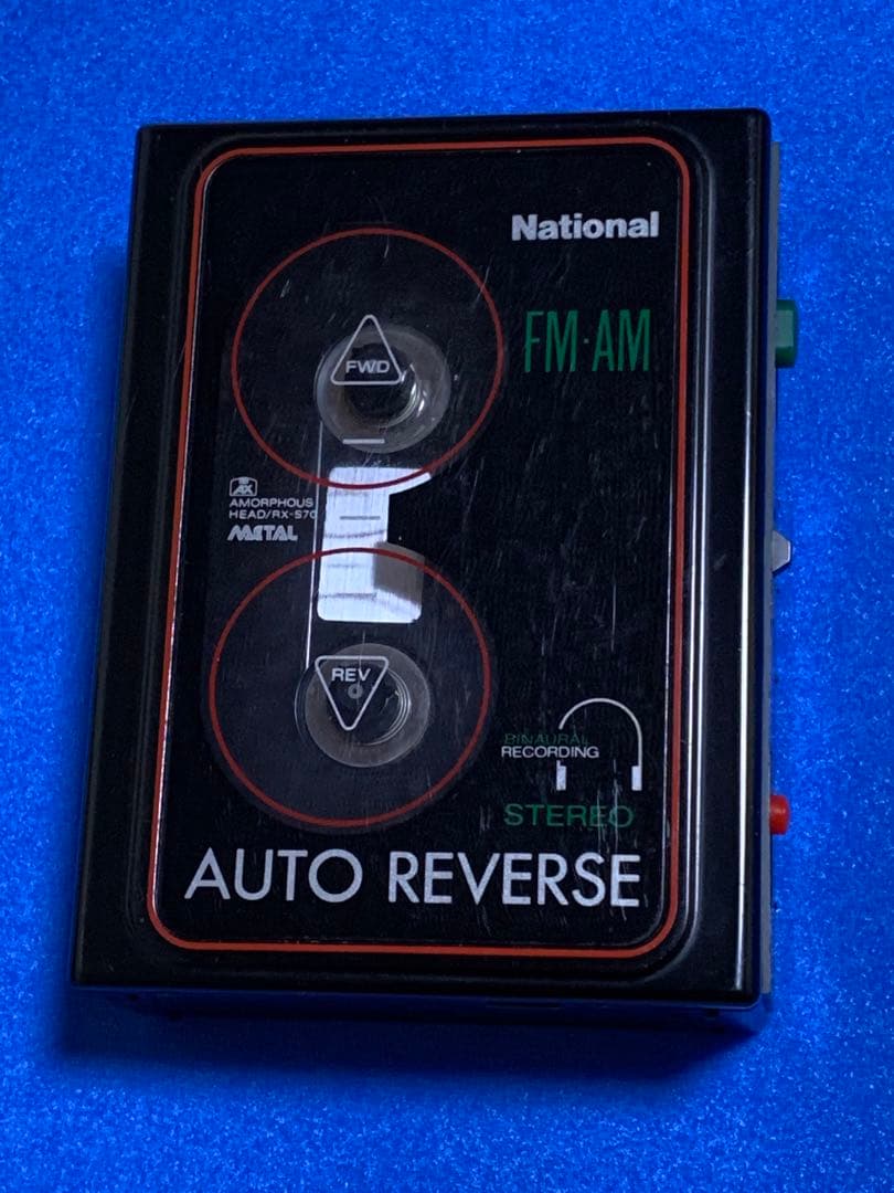 National RXーS70 REVERSE カセットプレーヤージャンク品