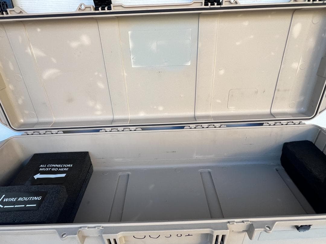 ②本物米軍ライフルケース ペリカン ミリタリー 外寸W120×D42×H23cm