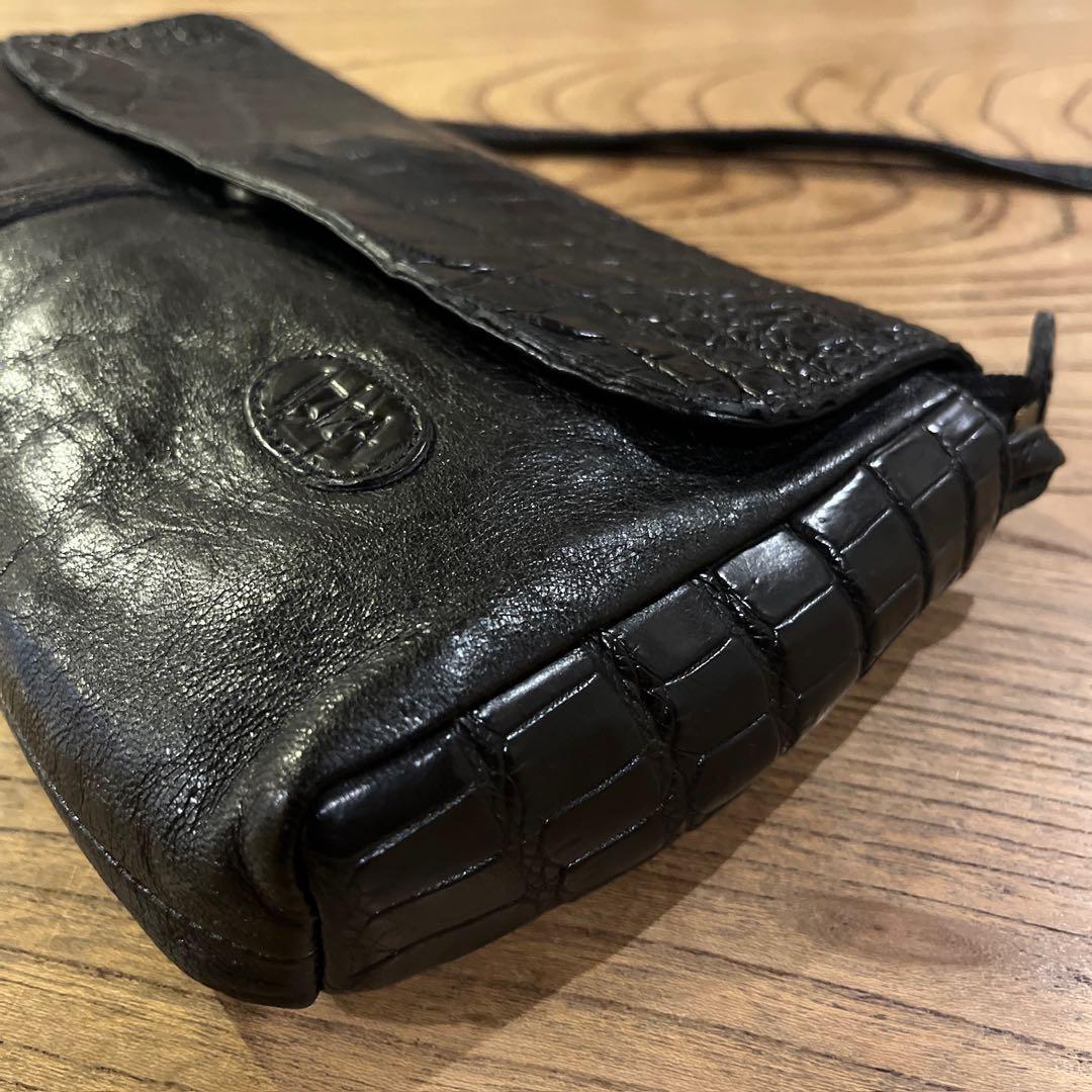 ibiza イビザ クロコダイル 手提げバッグ 美品