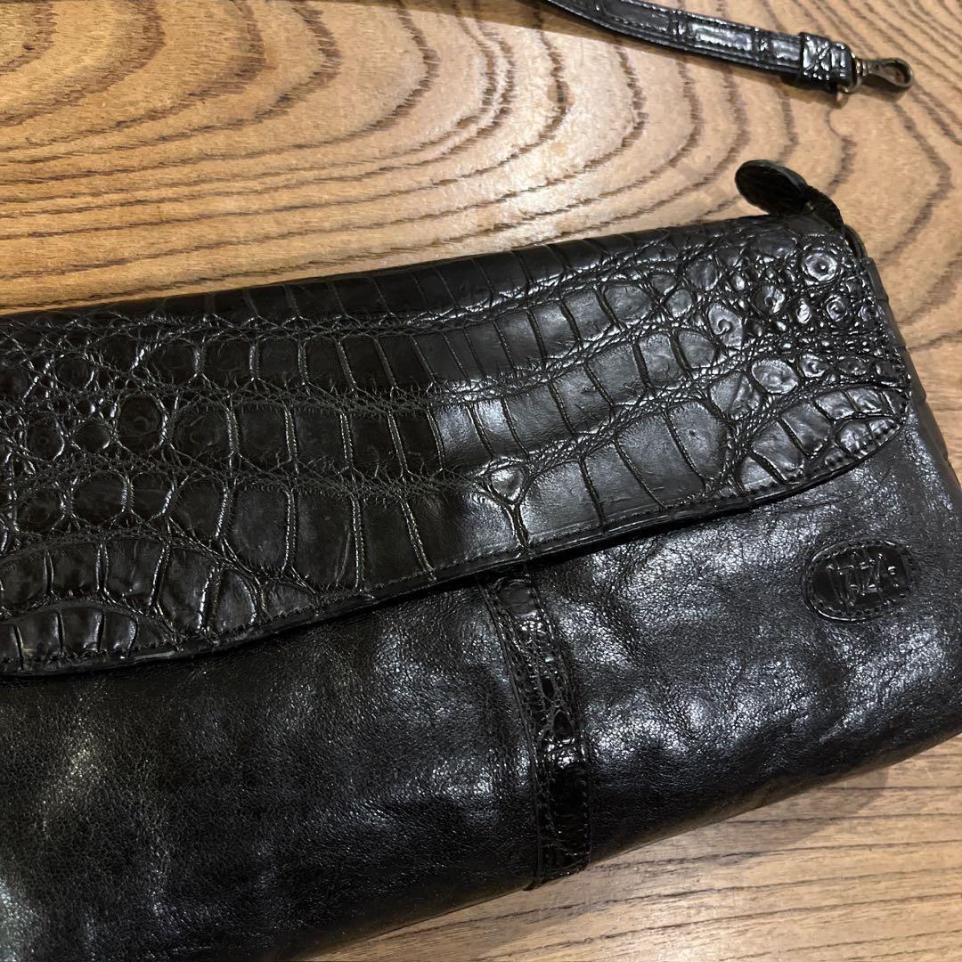 ibiza イビザ クロコダイル 手提げバッグ 美品