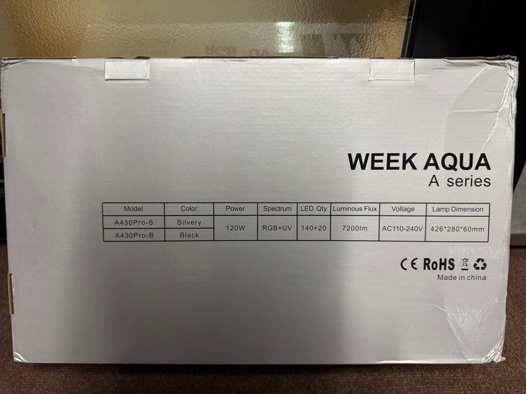 WEEK AQUA A430 TH RGB ブラック　Yamatoさん専用