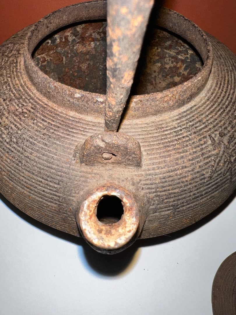 龍文堂造　鉄瓶　アンティーク