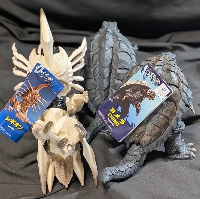 平成ガメラ＆レギオン（バンダイ）ムービーモンスター ソフビ３体セット