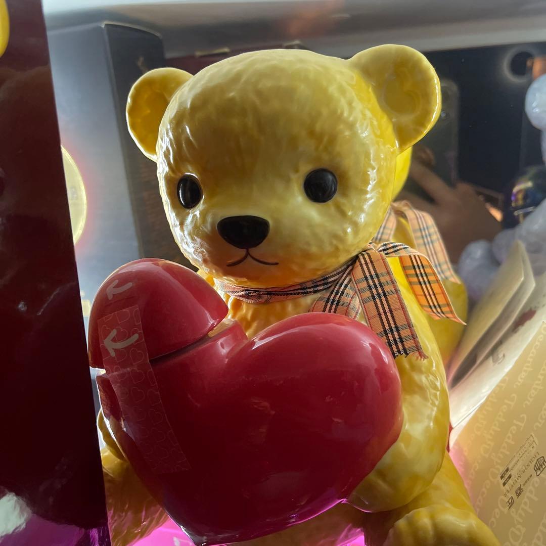 新品　陶器テディ　ブランデー