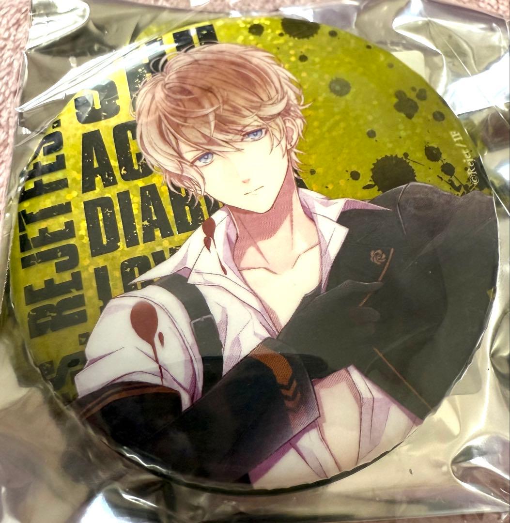 希少品　DIABOLIK LOVERS 逆巻シュウ　ホロ　缶バッジ