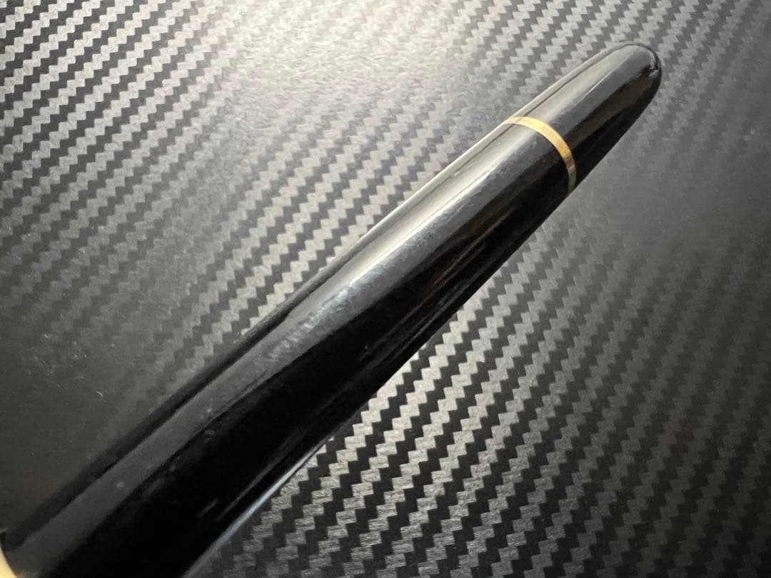 モンブラン 万年筆 美品 144 EF ブラック 全金