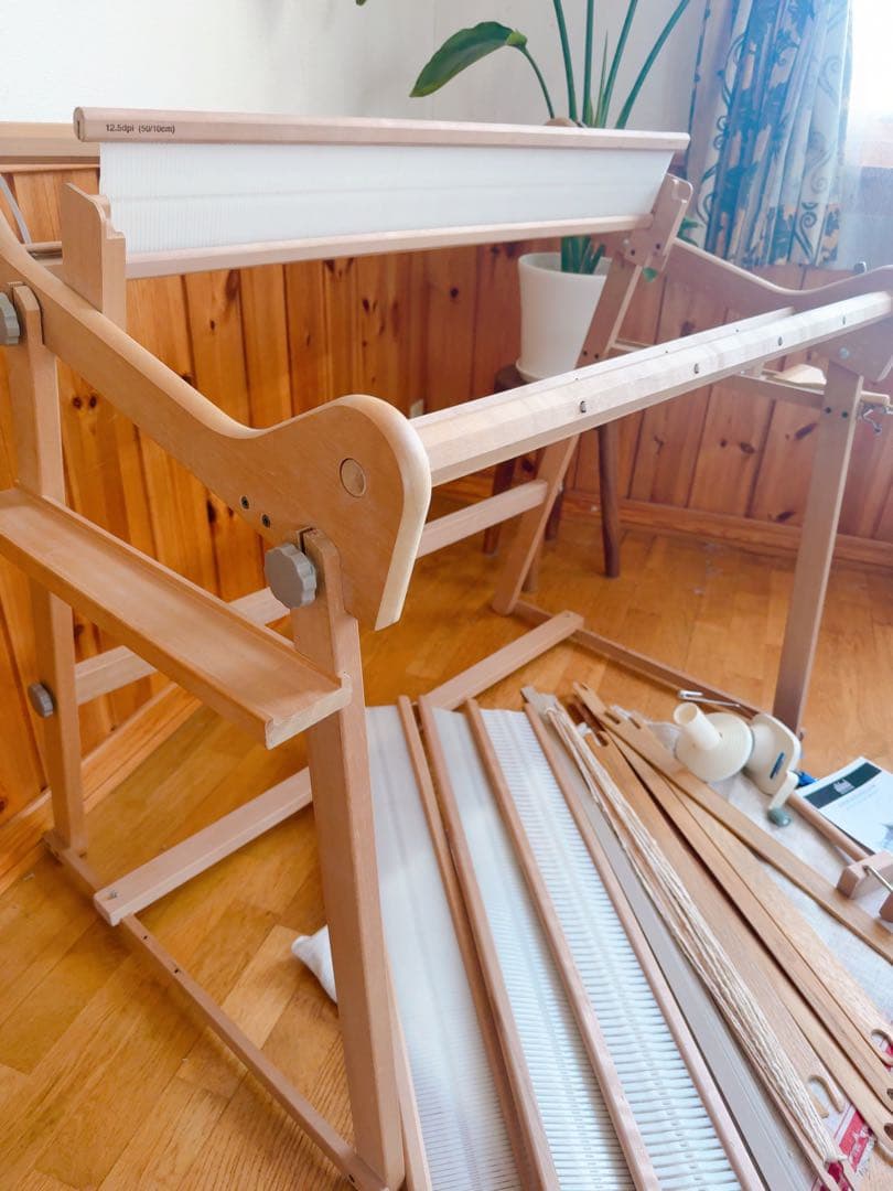 アシュフォード 織り機 リジッドへドル 80cm スタンド付