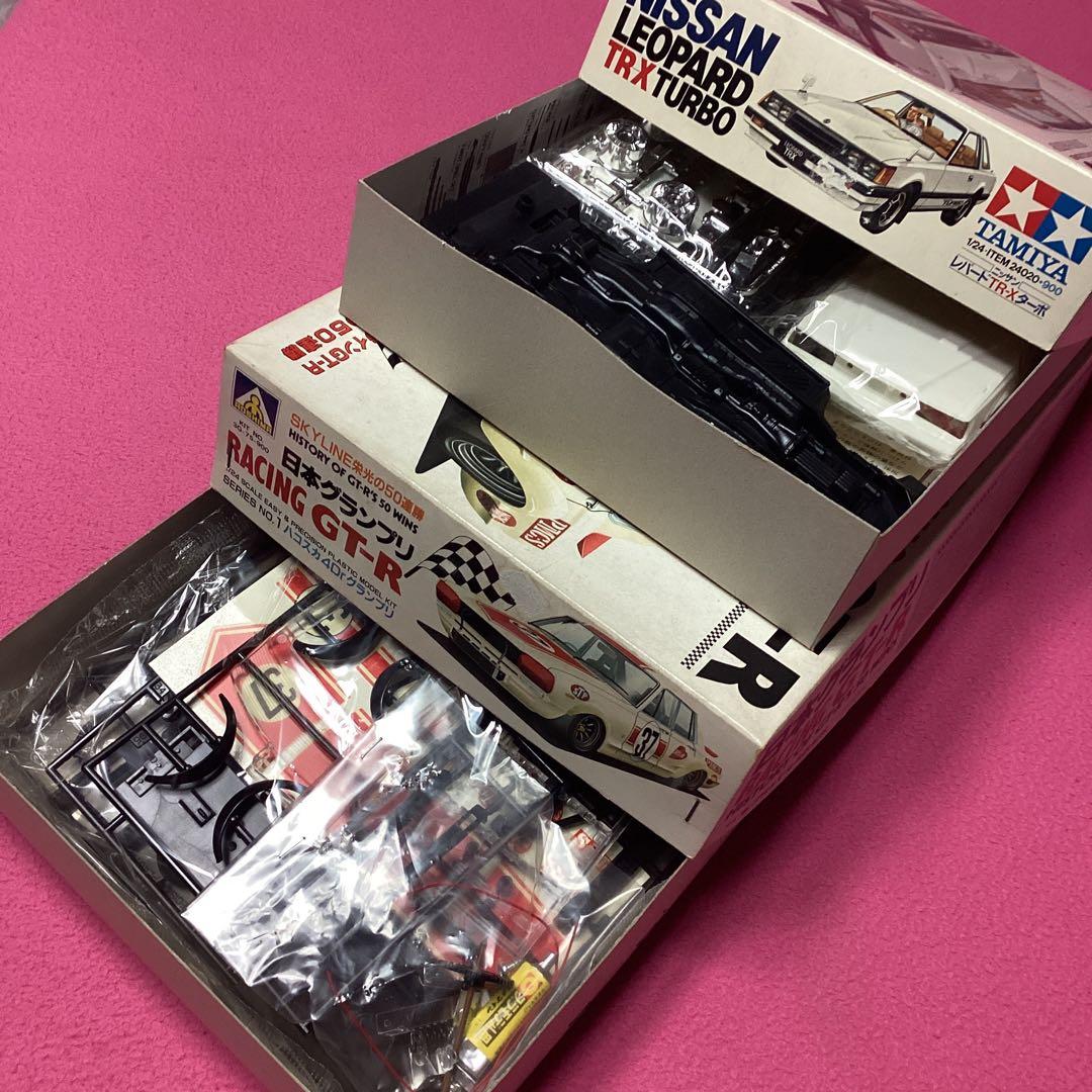 80‘s アオシマ／RACING GT-R☆タミヤ／日産レパードTR-X ターボ