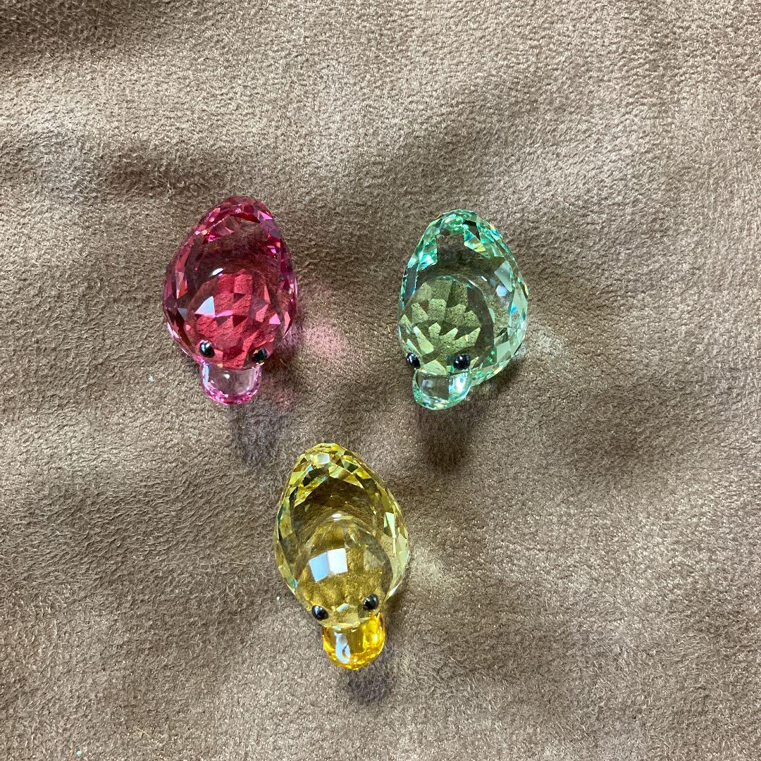 スワロフスキー　ハッピーダック　3点セット　あひる