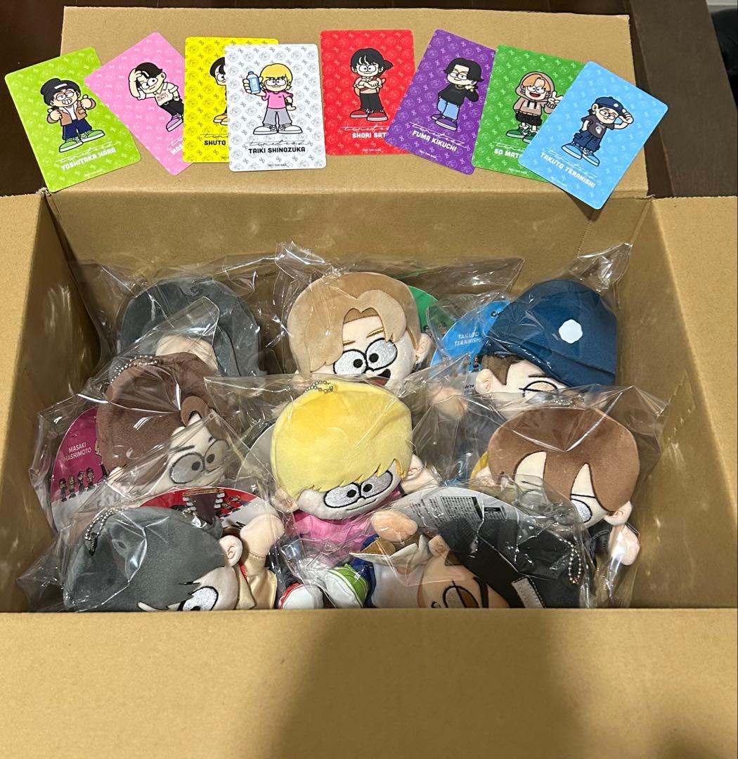 新品 timeleszぬいぐるみ 8体セット ぬい コンプ全員8人 トレカ