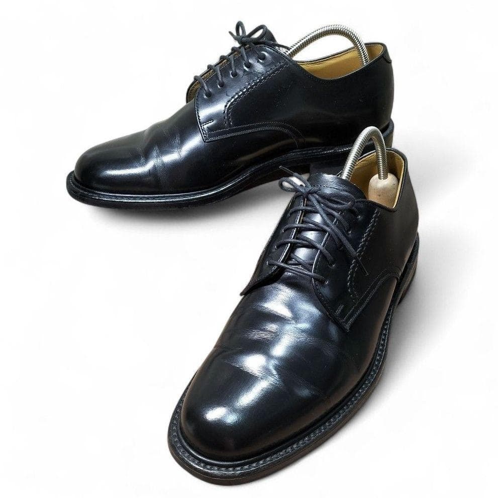 リーガル 2504 25.5cm ビジネスシューズ 外羽根 本革 革靴 ブラック