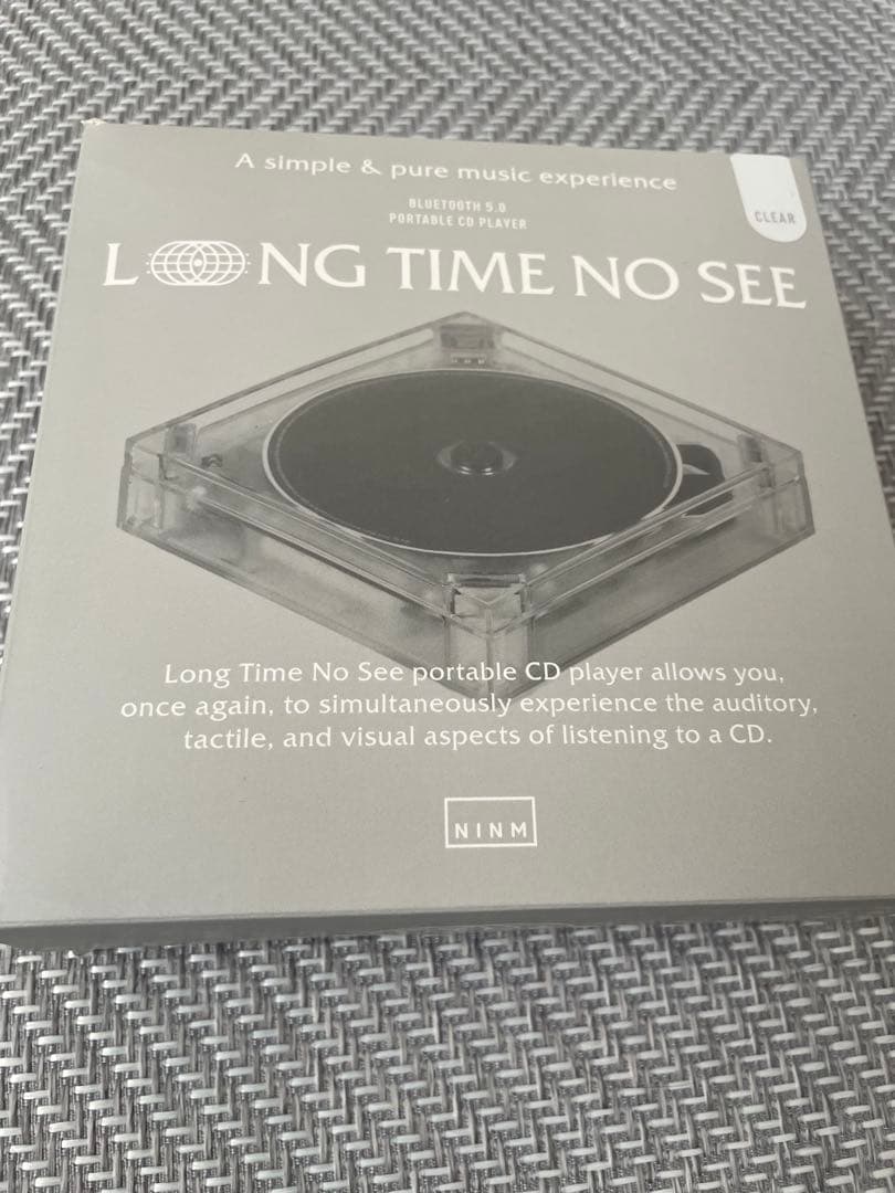 Bluetooth対応 CDプレーヤー Long Time No See