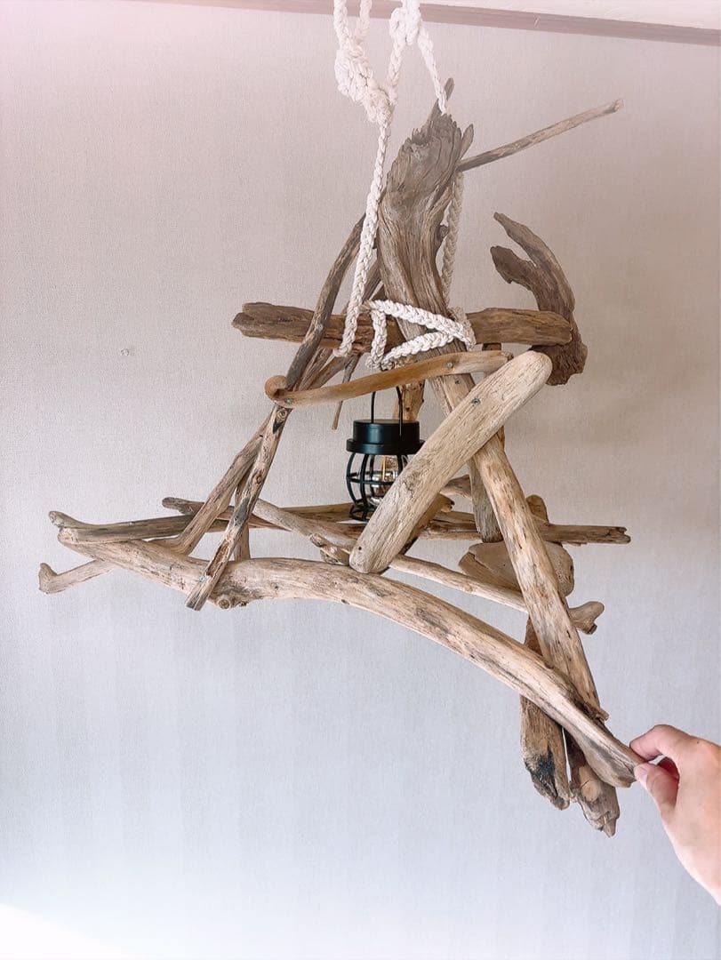 流木　吊り下げ式　止まり木