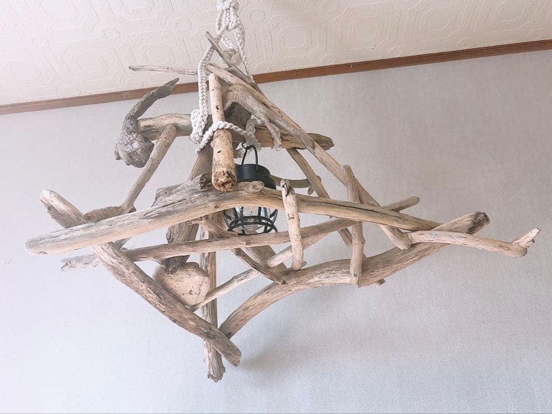 流木　吊り下げ式　止まり木