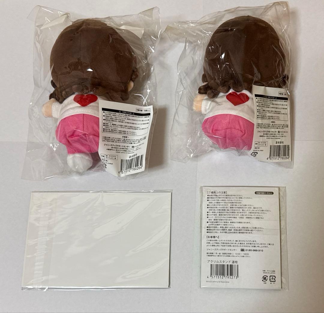 なにわ男子　道枝駿佑　ちびぬい　２体　アクリルスタンド　2個