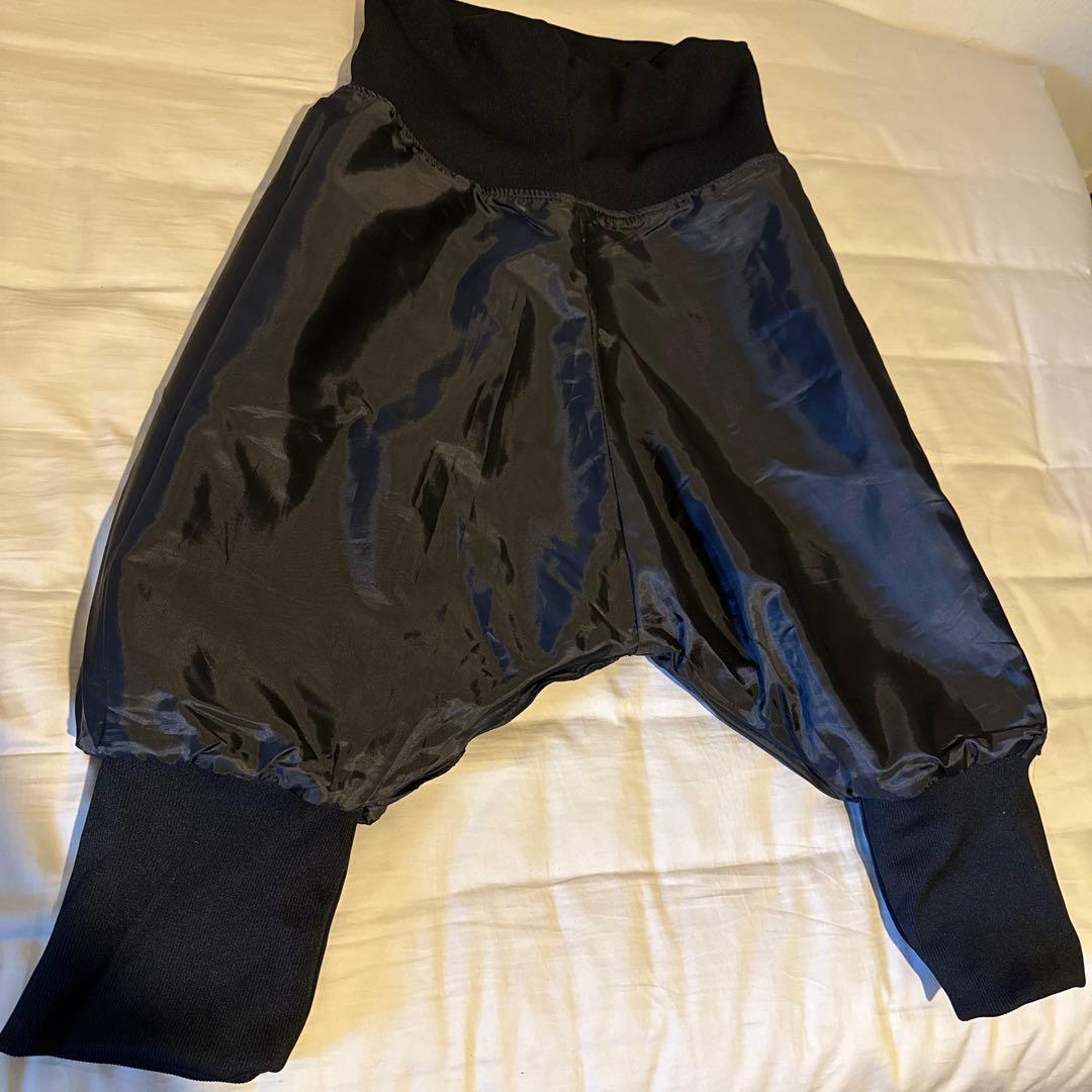 テ*ン様 WORCA レザーハーフサルエルパンツ