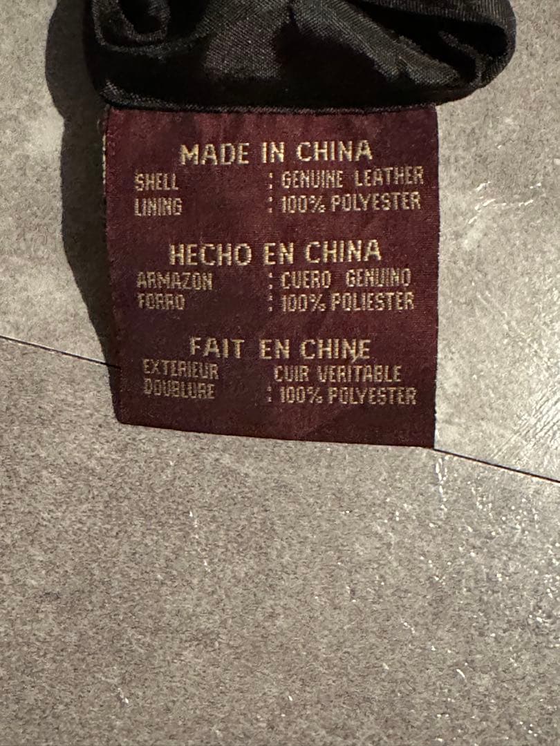 ジャケット・アウター used genuine leather sports jacket