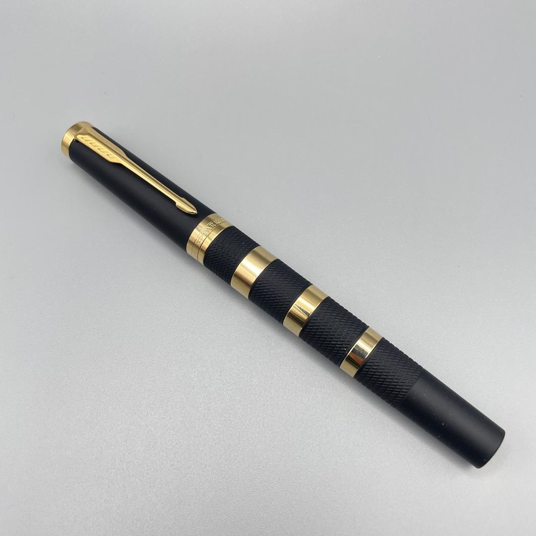 パーカー PARKER 万年筆 インジェニュイティ ブラックラバー&メタルGT