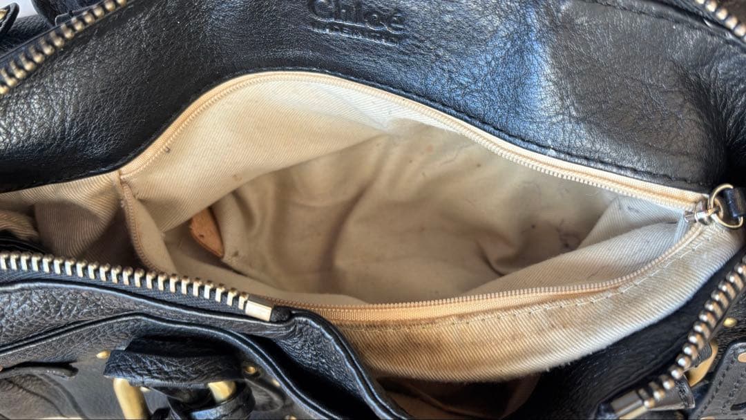 Chloe クロエ　パディントン　ハンドバッグ　ブラック