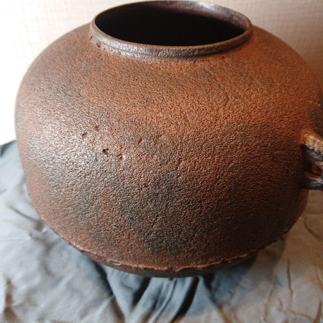 茶道具 鉄製 茶釜