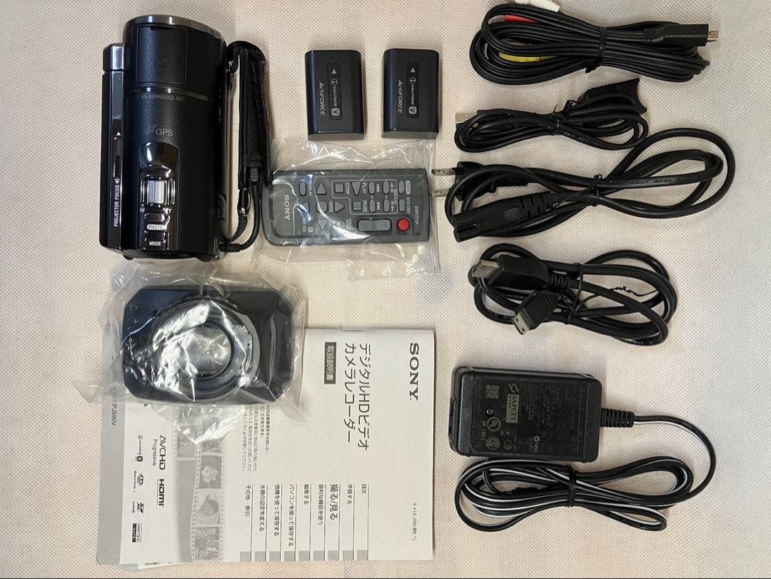 【動作確認済】SONY HDR-PJ590V ビデオカメラ