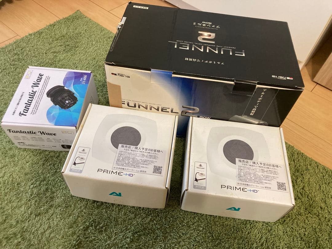 レッドシー、リーファ250、AIプライム、バブルラッシュ、クーラー、水槽台・