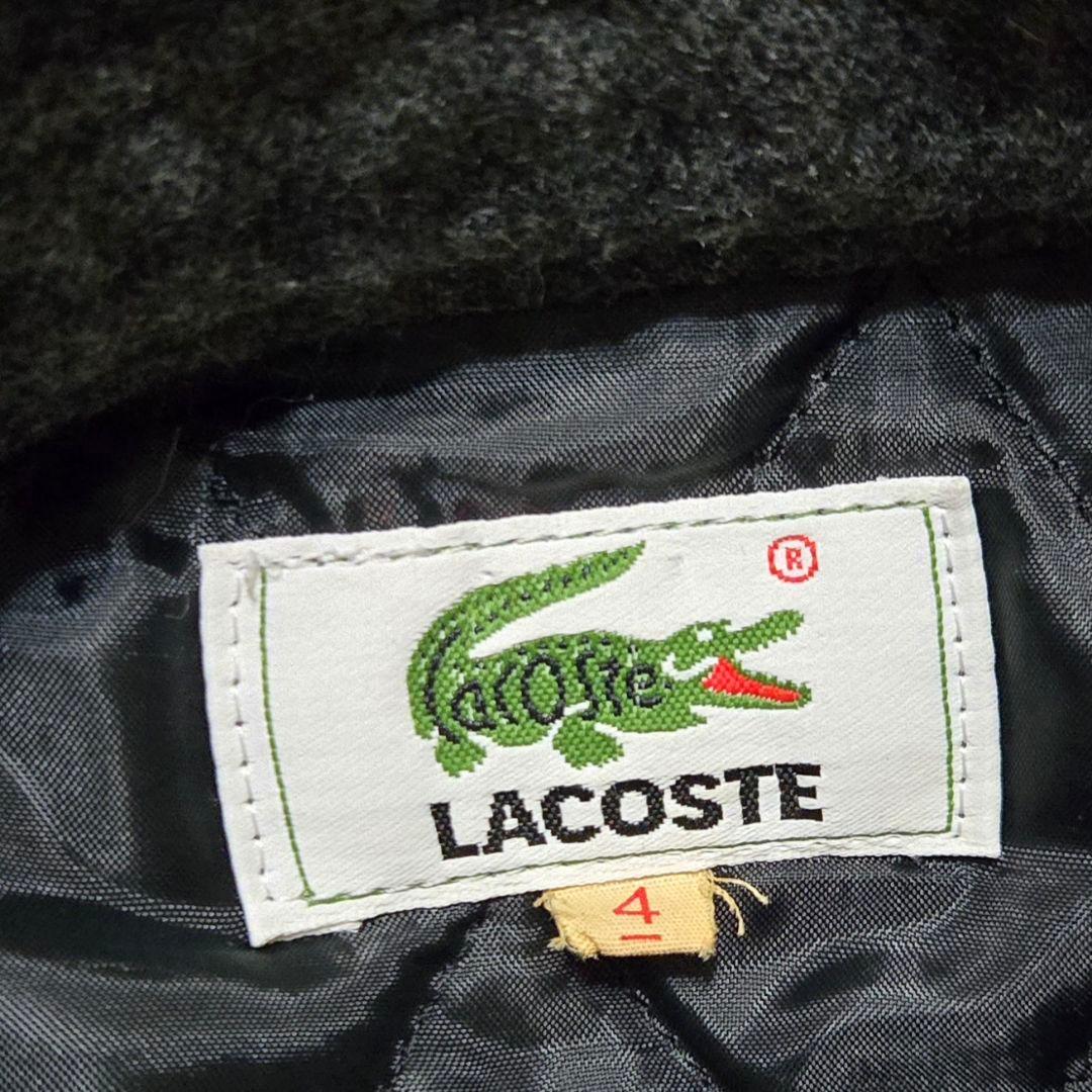 LACOSTE　ウールジャケット【4】チャコールグレー　ラコステ　スイングトップ