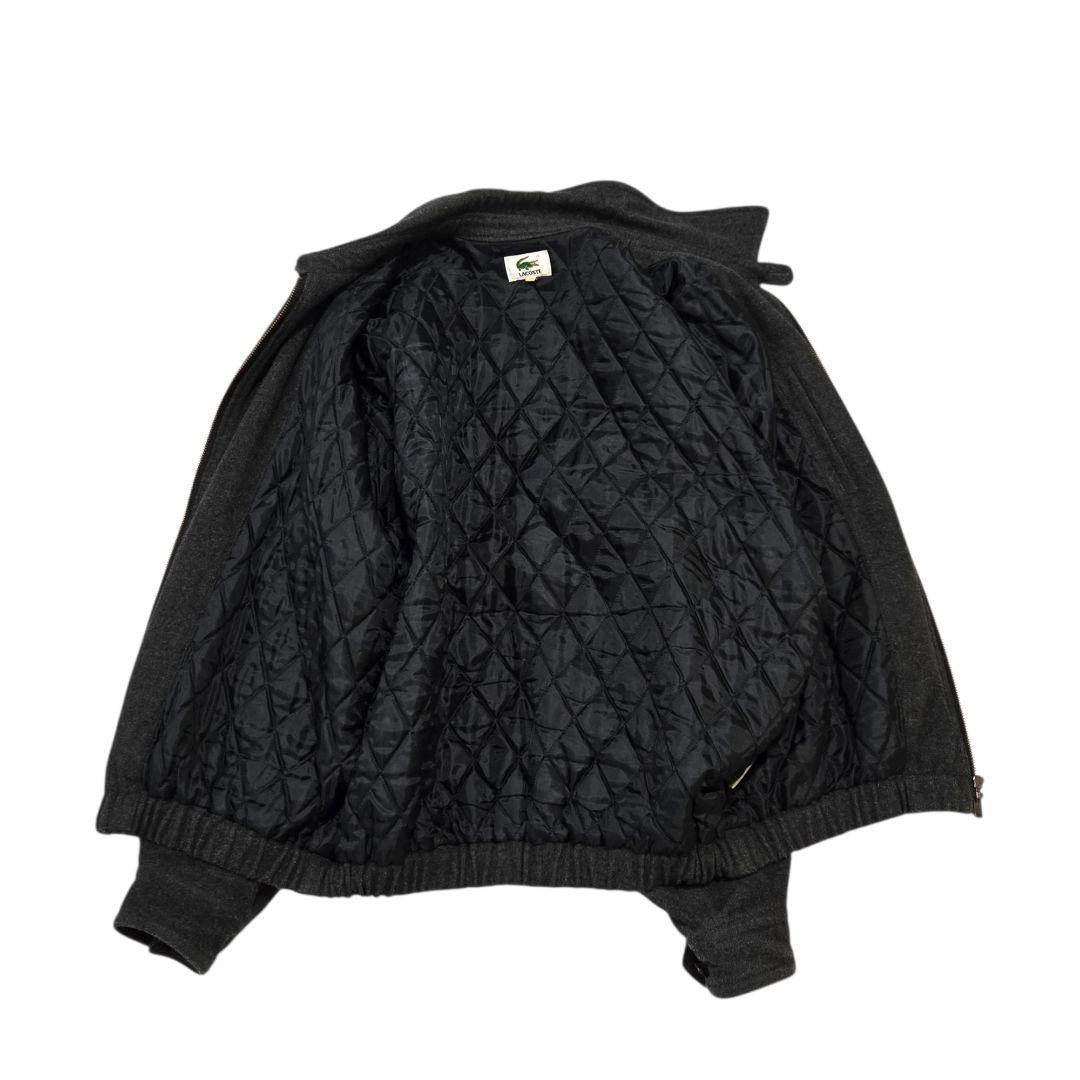 LACOSTE　ウールジャケット【4】チャコールグレー　ラコステ　スイングトップ