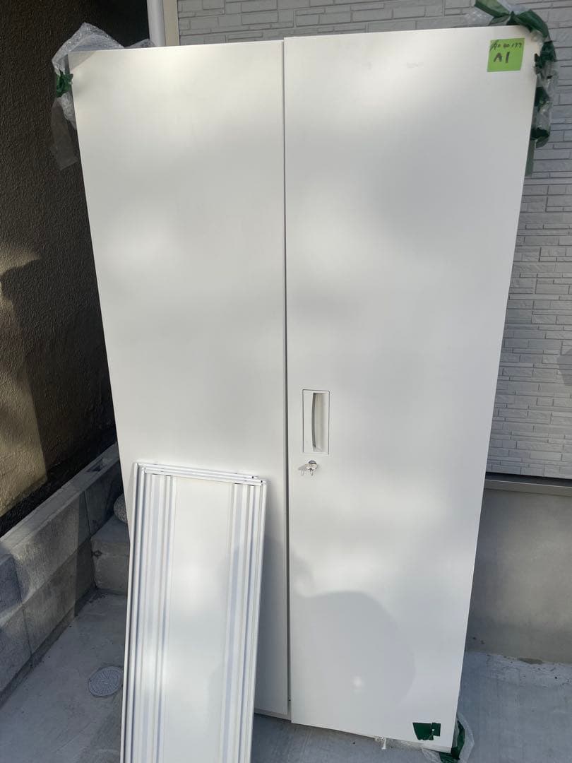 ダイシン工業 壁面収納庫両開き型下置き専用Ｄ４００ホワイト V940-18H