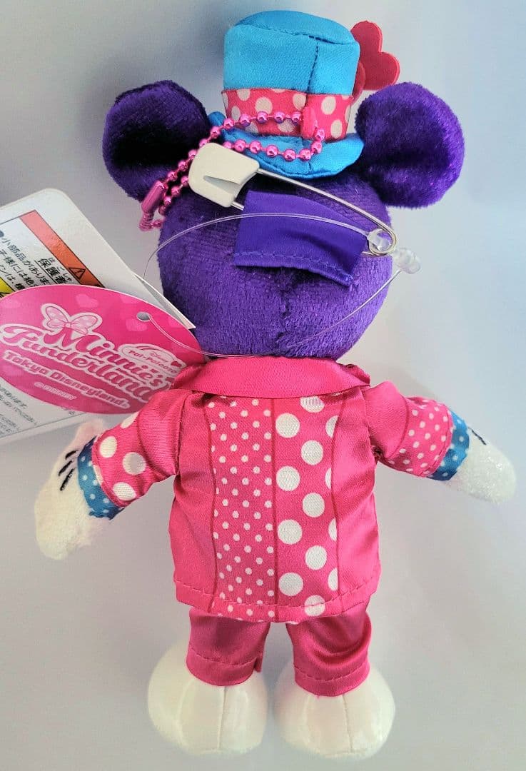 ミッキー　ミニー　プルート　ぬいぐるみバッジ　ミニーのファンダーランド