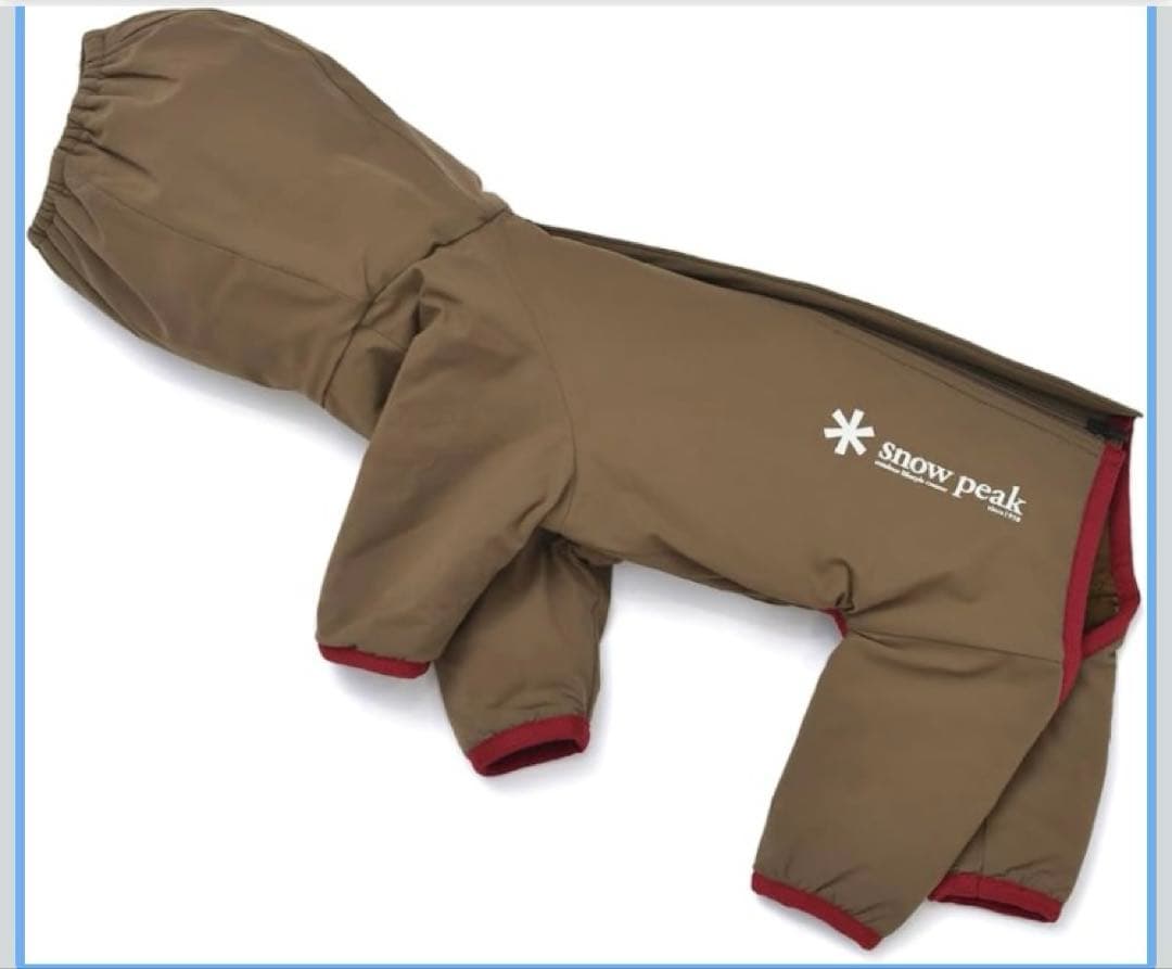 スノーピーク　ドッグウィンターガード　撥水　Ｌサイズ　新品試着のみ