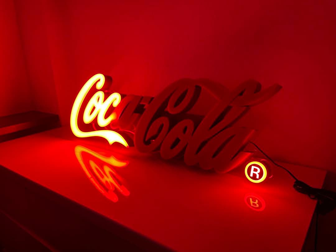 【値下げ】即購入OK 新品未使用品　コカ・コーラLEDサインライト