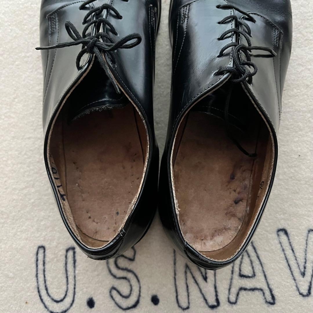 90s usnavy サービスシューズ 海軍 9 1/2R ミリタリー　革靴