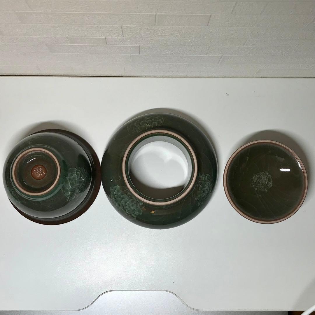 貴重　世界非物質文化遺産　浙江省工芸芸術家　劉建波作　茶器セット