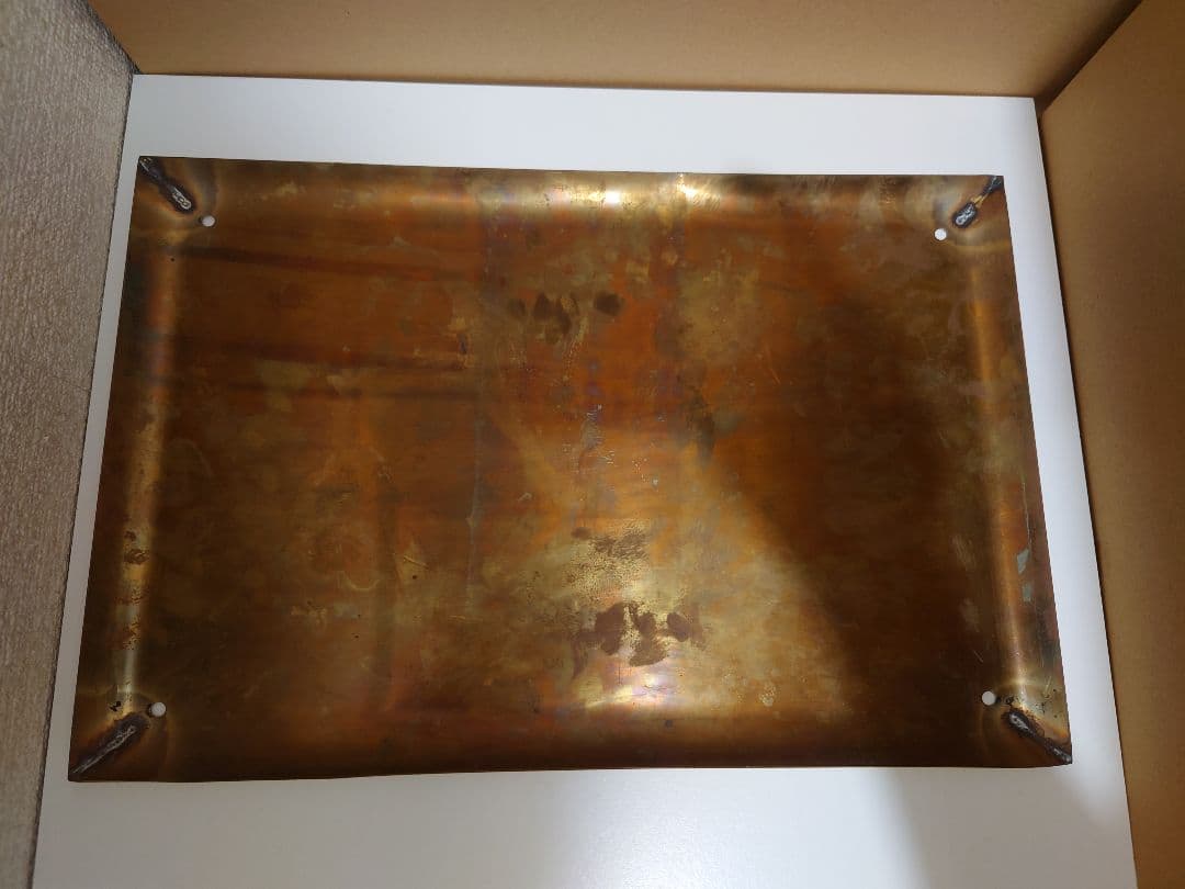 PRADAロープロゴ　ストアギャランティゴールドプレート