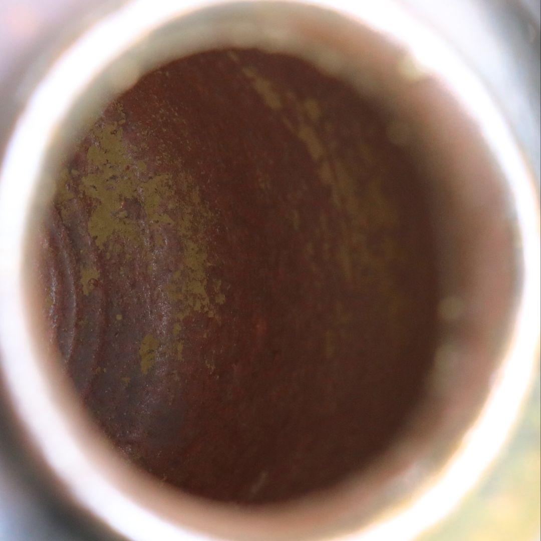 市野克明作 丹波焼 肩衝茶入 段七宝仕覆 茶道具 共箱　V913